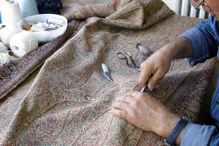Riparazione tappeti persiani Milano